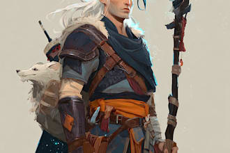 dnd character art and dnd character art