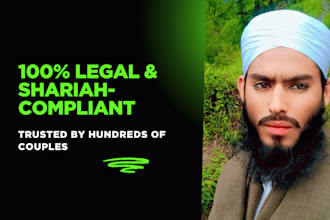 perform complete online islamic marriage without extra requirements