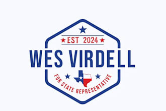 do modern and update political campaign logo