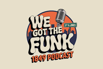 create attractive imagination podcast and radio logo design