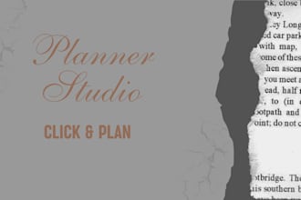 design an aesthetic digital planner