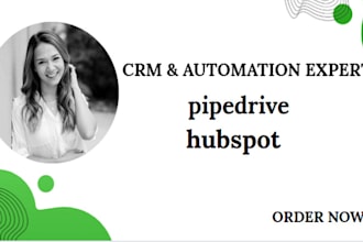 setup pipedrive CRM, ai automation workflow as CRM expert consultant