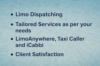 provide dispatching services for your limo company