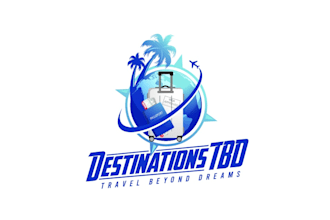 create wonderful and excellent travel agency logo design