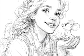 make sketch you a disney cartoon