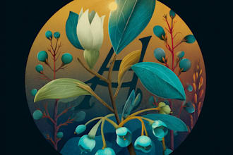 create botanical logo design