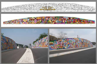 design urban and stylish mural wallpaper design for your living room or office