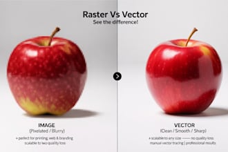 do high quality image and logo vector tracing professionally
