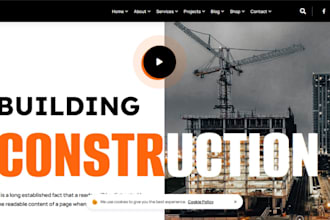 create contractor and building construction website