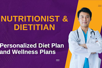 be your certified nutritionist for tailored meal and diet planning