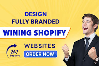 design shopify store, redesign shopify store, build shopify website