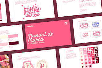 create a professional brand style guide or brand book