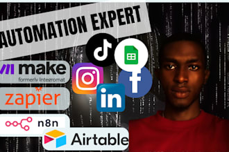 fix, setup, and debug automations with zapier, n8n and make com n8n automation