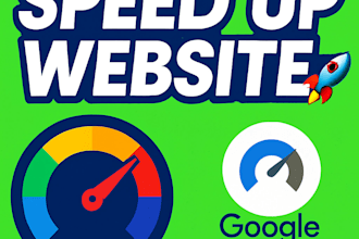 speed up your website for faster load time and better SEO performance