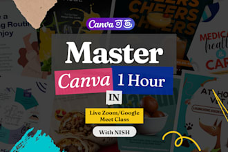 be your canva tutor on zoom or google meet