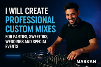 mixes profesionales personalizados para tus eventos