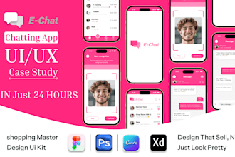 do a detailed UI UX case study for your app in figma
