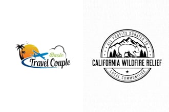 do a luxury travel adventure and hotel logo design for your business