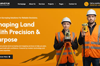 create land surveying and mapping services website