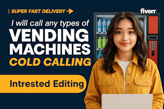 vending machine cold calling, vending machine locator, vending machine leads
