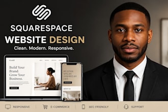 build squarespace website design, redesign squarespace, website development