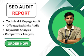 do website audit by using screaming frog and website auditor