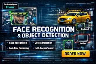 build face recognition and object detection systems for real world applications