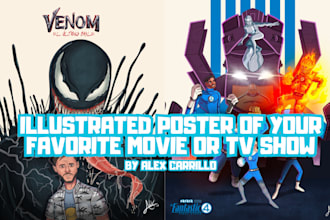 illustrate a poster of your favorite movie or TV show