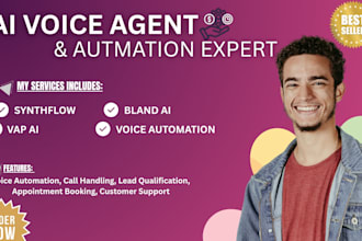 setup automated vapi ai synthflow, bland ai calling ai voice agent ai automation