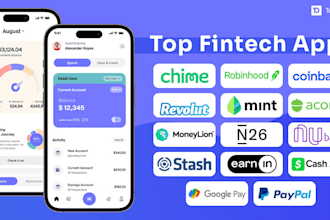 develop fintech app banking app wallet app neobank app p2p loan app crypto app