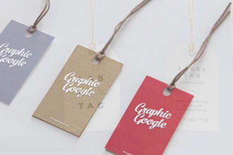 design a clothing hang tag