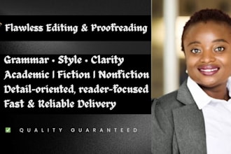 expertly format, rewrite, proofread and edit your book