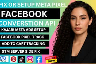 setup kajabi meta ads, fb add to cart pixels and fix GTM server tracking issues