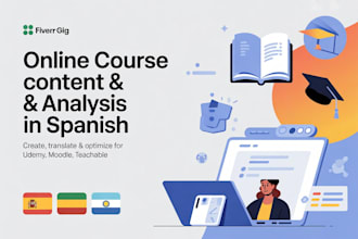 create online course content for spanish speaking video course lead magnet