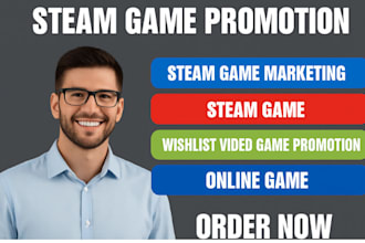 steam game promotion, game promotion, steam game wishlist, steam game marketing