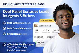 debt relief leads debt relief website debt settlement leads debt relief