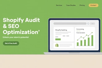 do expert shopify audit, store optimization SEO and cro to increase conversion