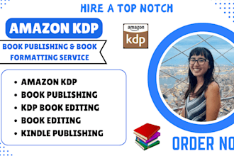 amazon KDP book editing paperback book formatting KDP book publishing book cover