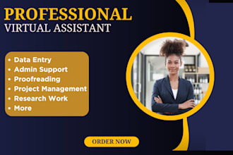 be your social media manager personal administrative executive virtual assistant