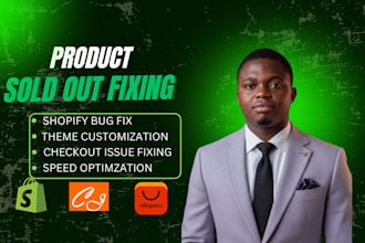 fix shopify sold out product issues and ensure smooth store performance