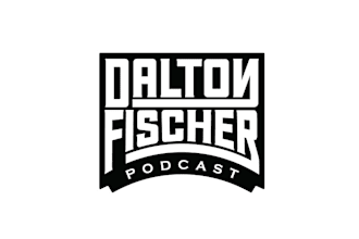 design dark serious video podcast logo