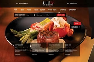 design professional wix restaurant website with online ordering and menu setup