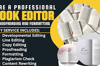 proofread format fiction line edit psychology ai plagiarism check children book
