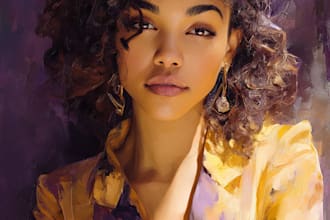 paint a beautiful custom oil painting for you