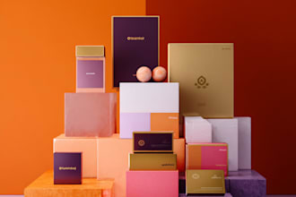 make modern and luxury packaging design