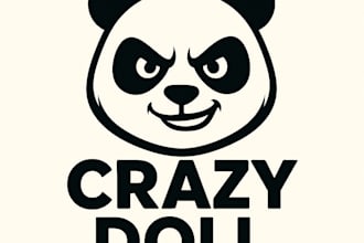 do modern professional panda logo design