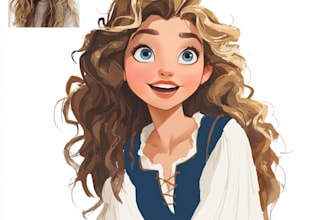 draw you cute disney portrait for streamer, bookwrite