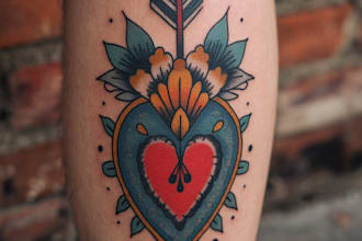 make comic cartoon anime tattoo design