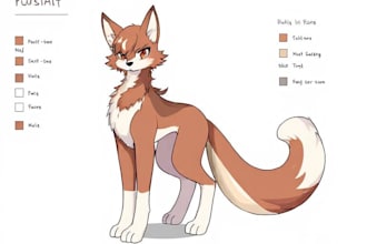 draw furry character, ref sheet, furry nsfw, fursona, anthro
