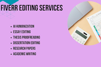 humanize, edit, and proofread essays, theses, and dissertations